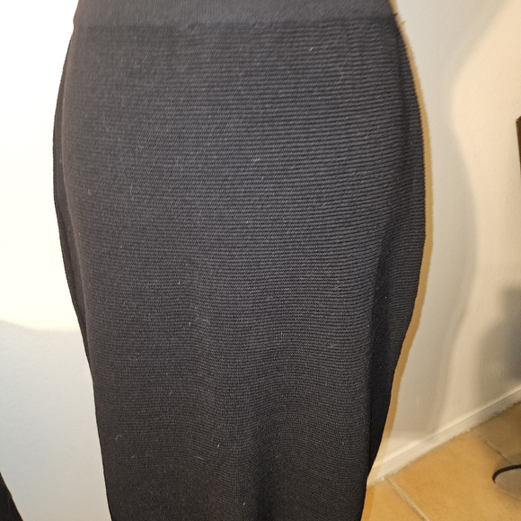 Anne Klein II Womans Black Elastic Waist Pencil Skirt Size L - Picture 5 of 9